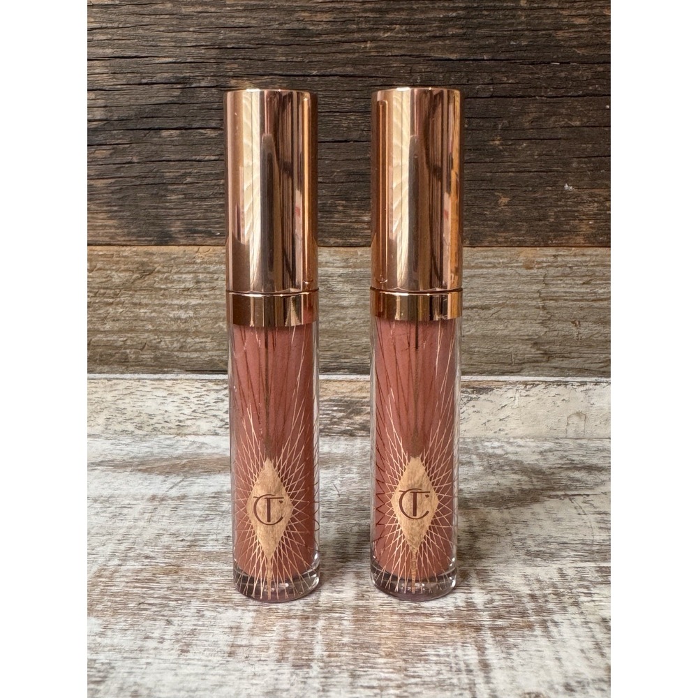 Charlotte Tilbury Pillow Talk Lip Gloss 2 Pack 2.6ml Each New | Travel Size